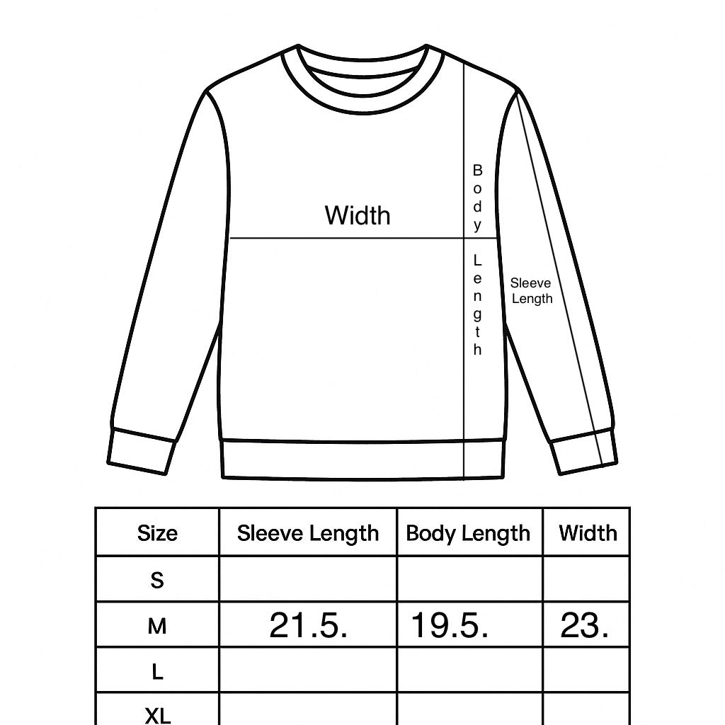 In Silence Cropped Sweatshirt