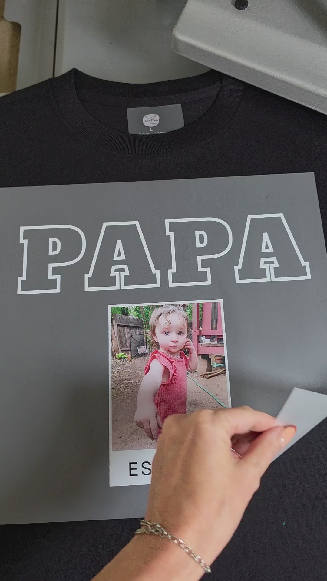 Custom DAD Photo Shirt - Personalized Father's Day Gift | Add Your Photo & Year | Custom Dad Tee | EST. Year Shirt