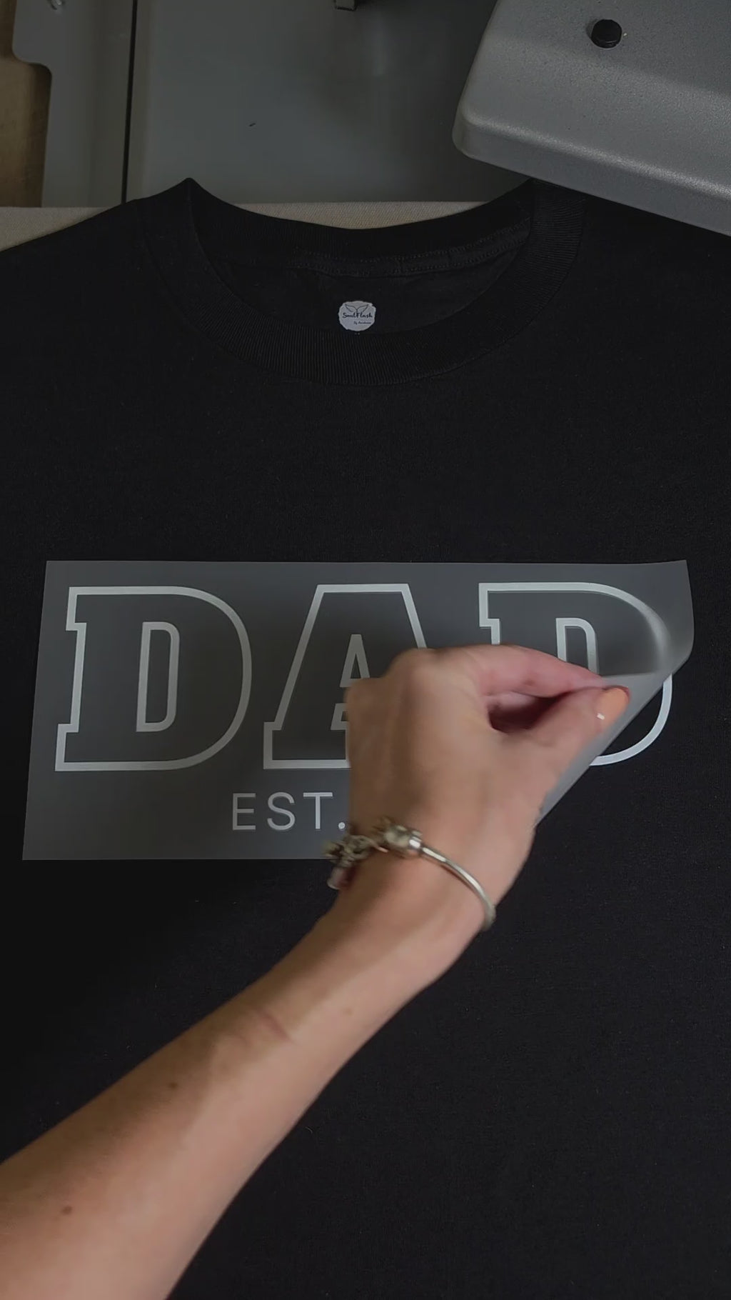 Custom Dad Established Year T-Shirt | Personalized Father's Day Gift | Minimalist Dad Shirt