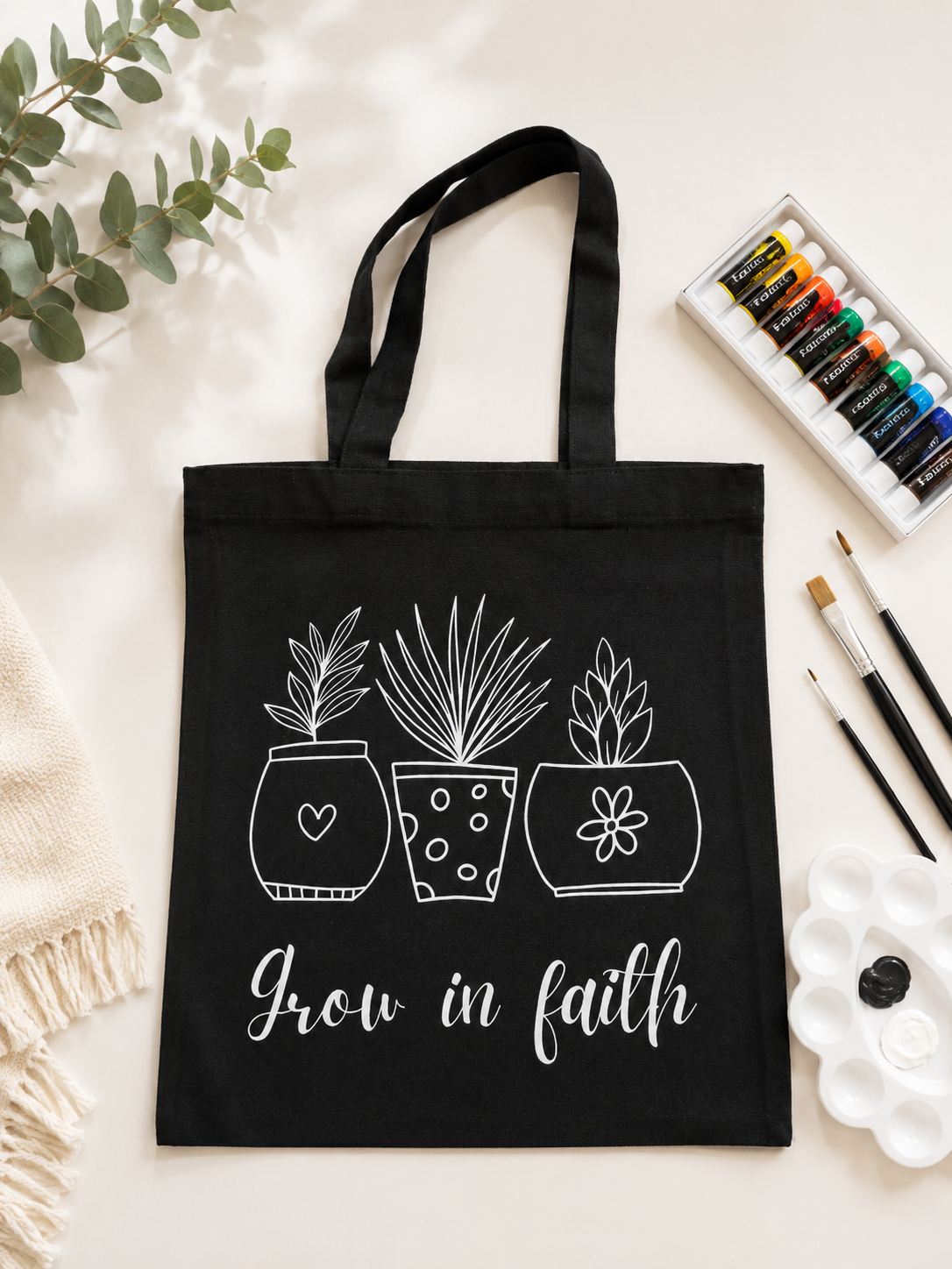 Color Your Own Tote Bag | Creative Party Tote | Girls Night Activity | Birthday & Picnic Idea