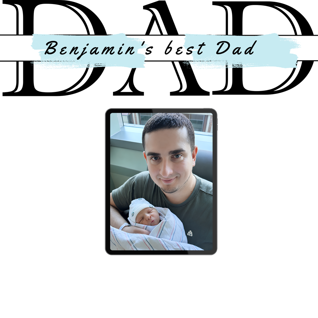 Custom Dad Photo T-Shirt - Personalized Father's Day Gift with Photo & Custom Text Gift for Dad, New Dad, Birthday Gift for Him