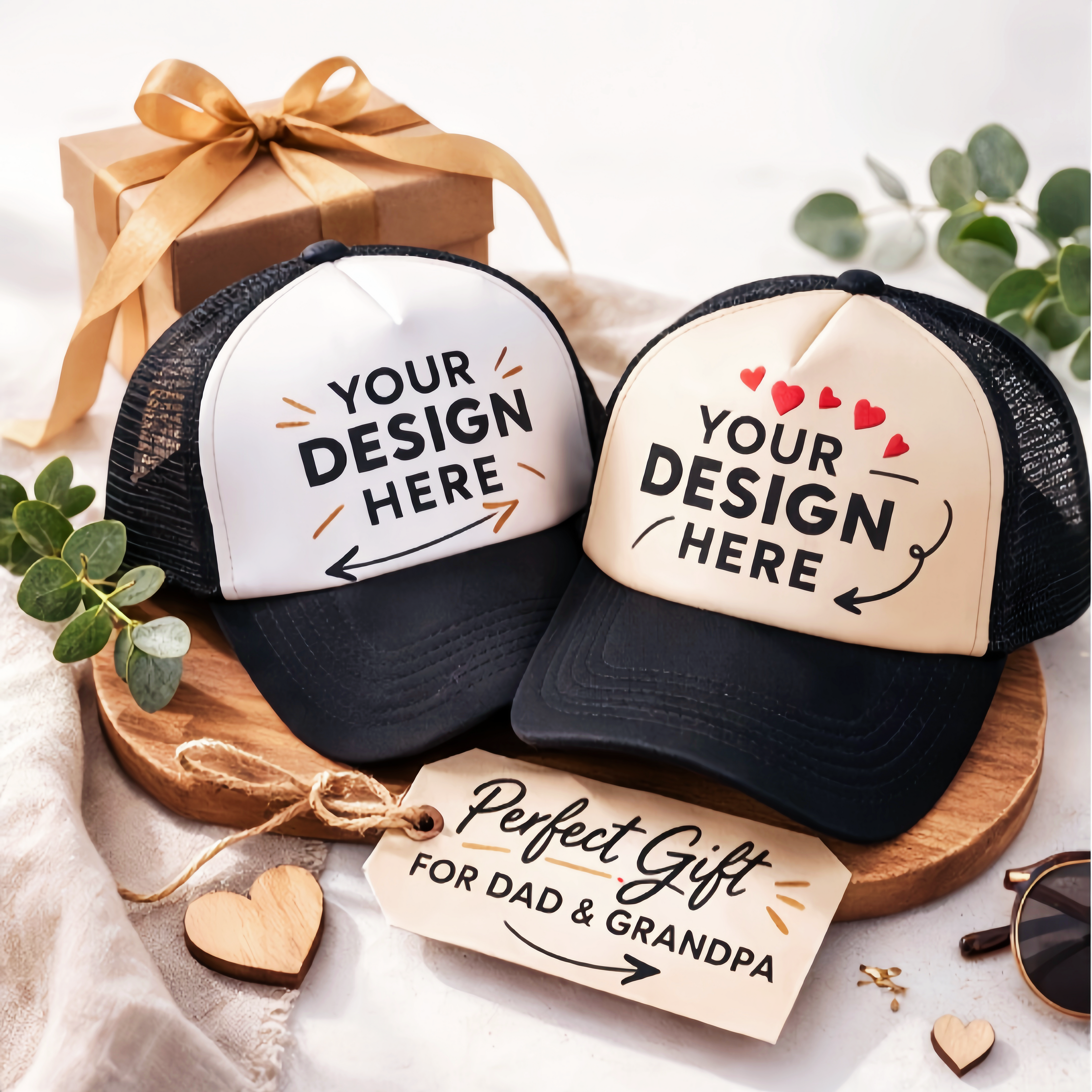 Custom  Hat with Your Logo, Text or Image | Personalized Foam Mesh Cap