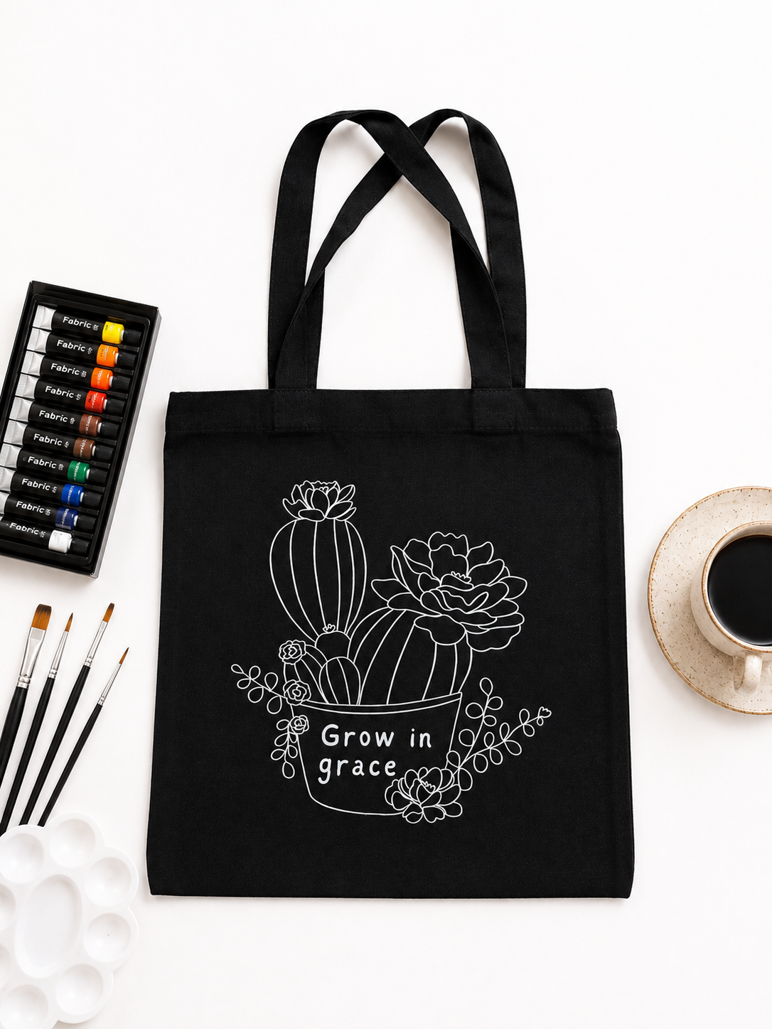 Color Your Own Tote Bag | Creative Party Tote | Girls Night Activity | Birthday & Picnic Idea