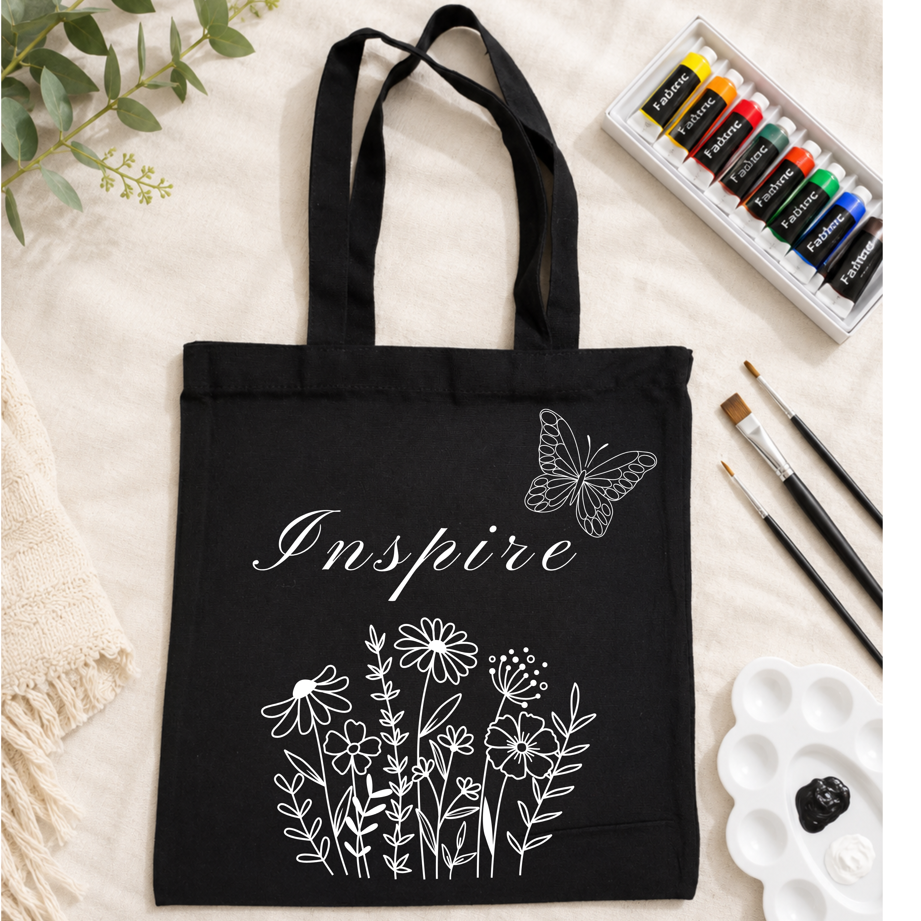 Color Your Own Tote Bag | Creative Party Tote | Girls Night Activity | Birthday & Picnic Idea