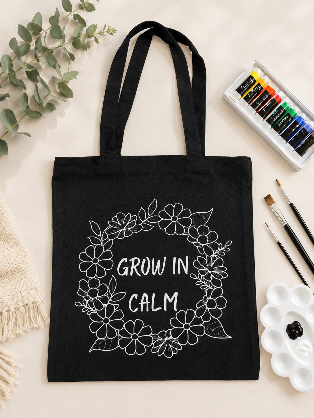 Color Your Own Tote Bag | Creative Party Tote | Girls Night Activity | Birthday & Picnic Idea