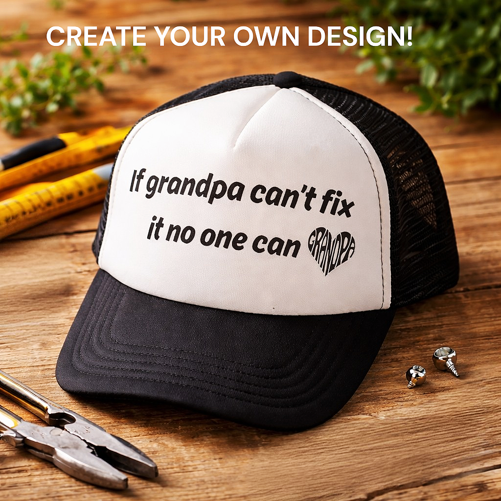 Custom  Hat with Your Logo, Text or Image | Personalized Foam Mesh Cap