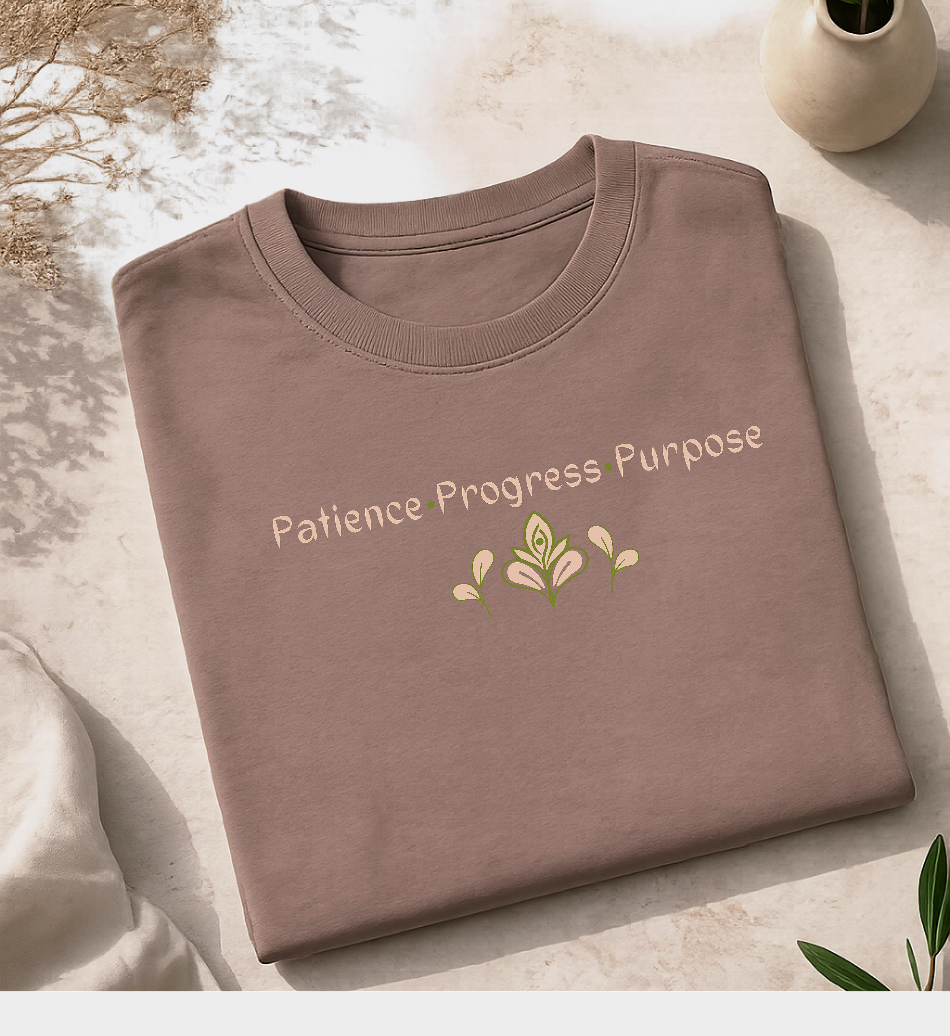 Patience Progress Purpose Women's Cropped T-Shirt